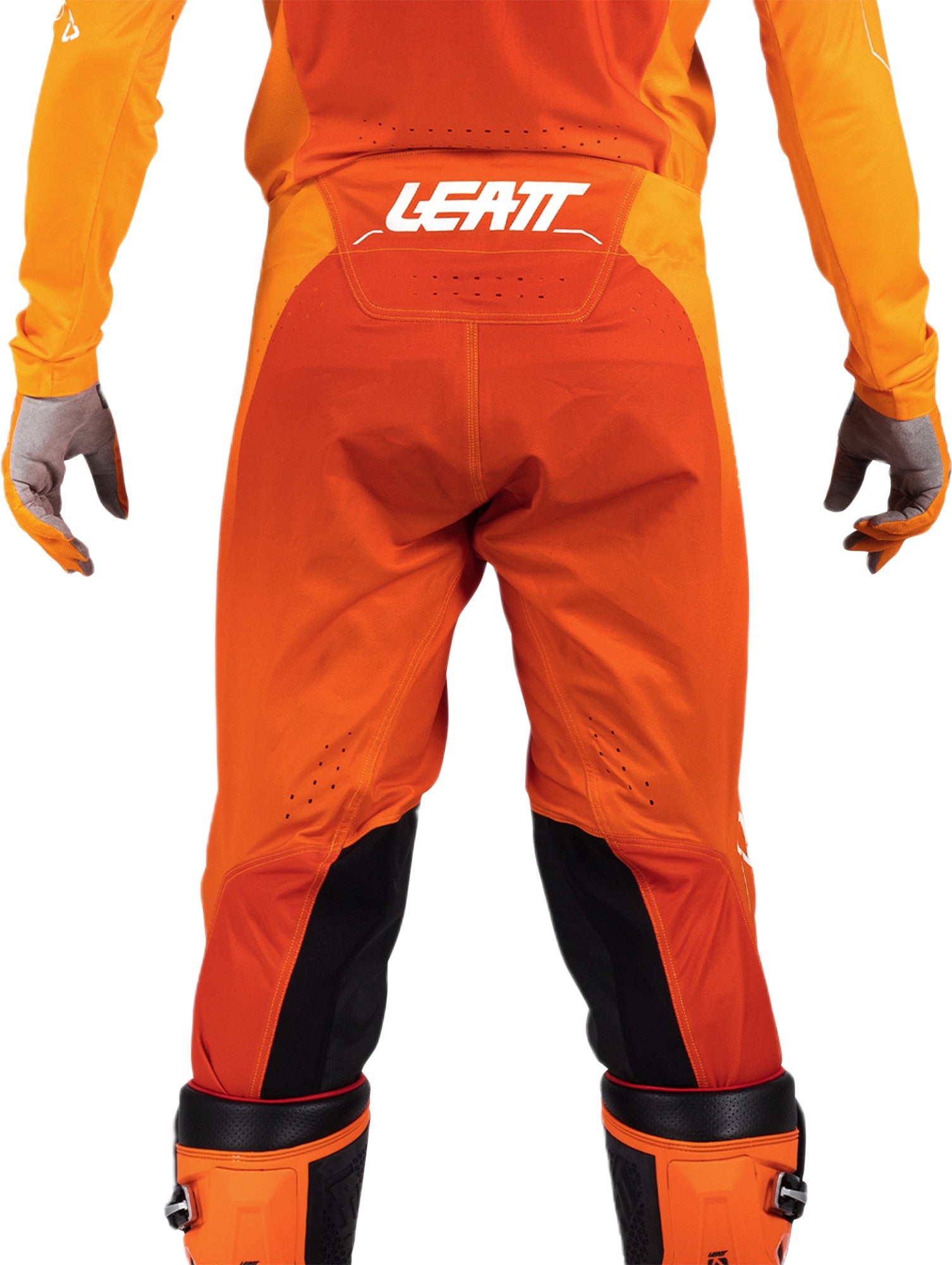 Leatt Moto 5.5 I.K.S V26 Motocross Hose orange/gelb L Abbildung 4
