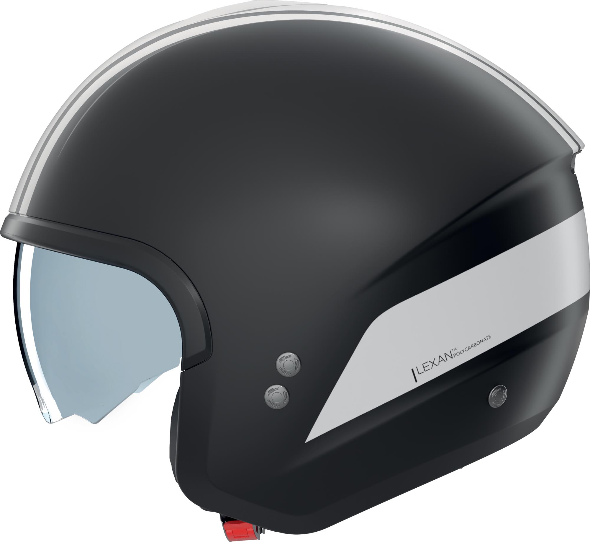 Nolan N20-2 Dolce Vita Casque à réaction noir/gris M (58) Figure 3
