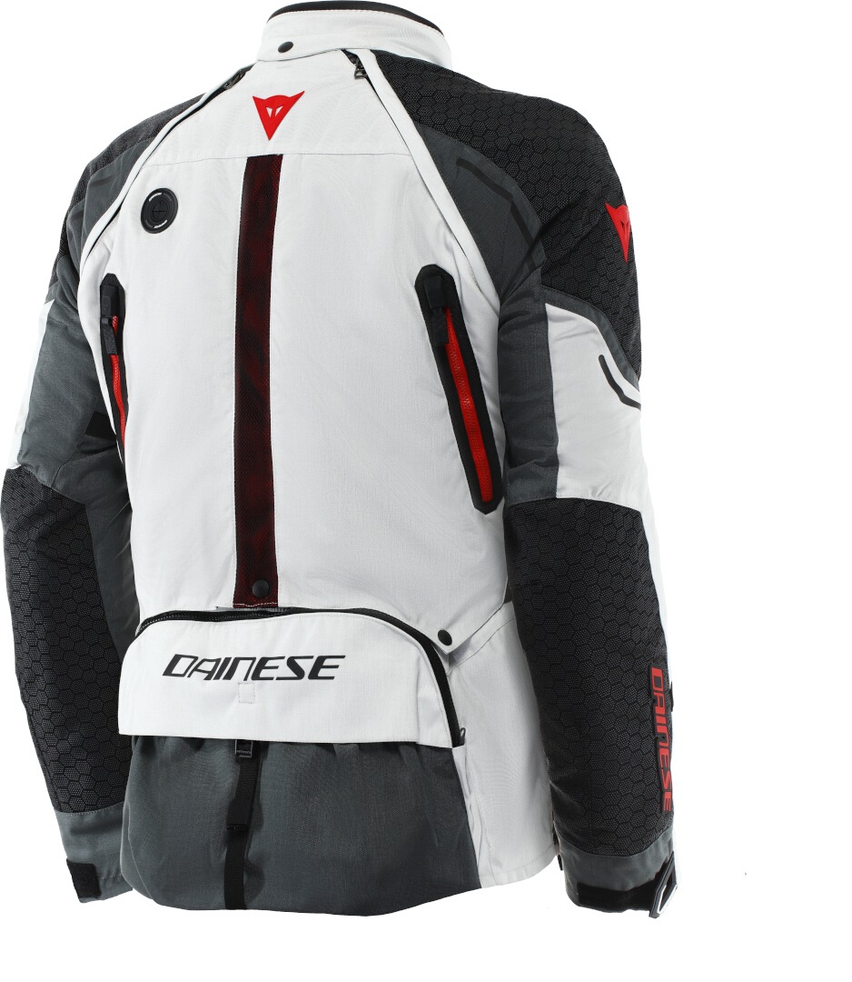 Dainese Super Adventure Absoluteshell 2.0 waterproof Motorcycle Textile Jacket light grey/black/red 62 Figure 2
