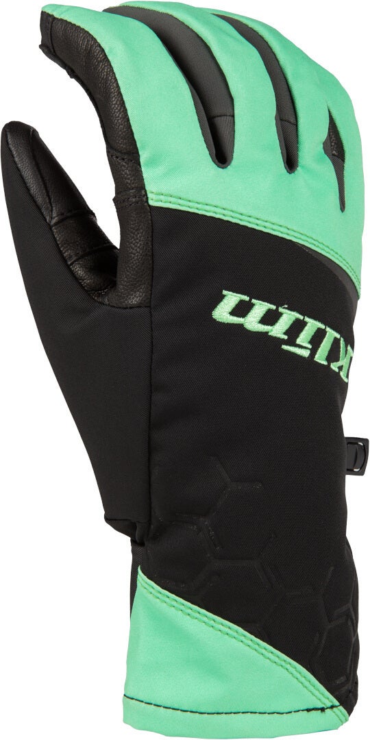 Klim Bombshell Dames Sneeuwscooter Handschoenen Zwart/Mint M Figuur 1