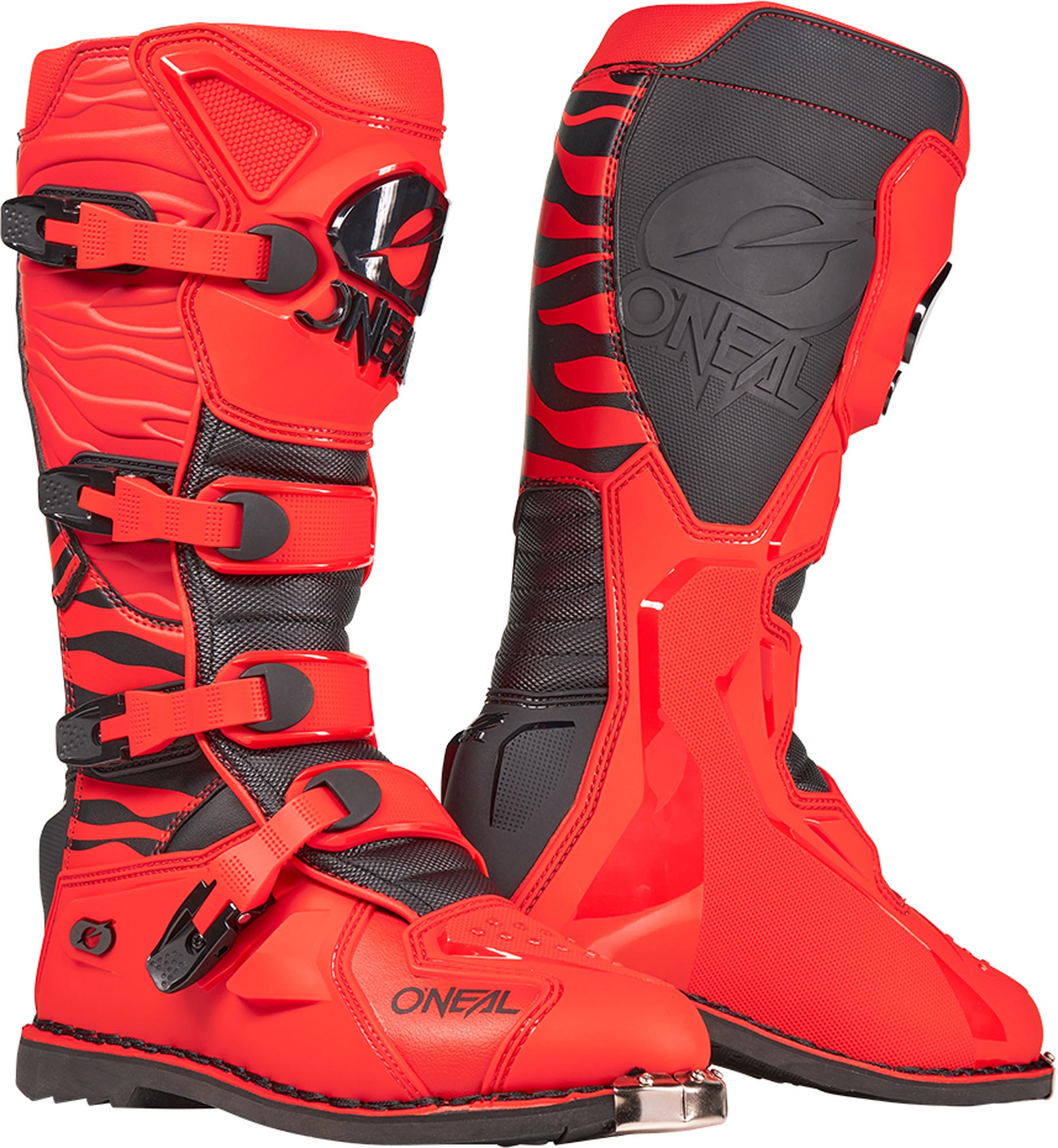 Oneal 3SRS EC Zebra Motokrosa zābaki sarkans 45 4. attēls