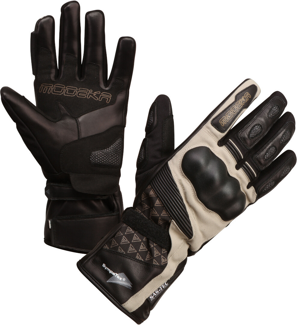Modeka Panamericana Motorcykelhandskar Svart/sand 6 Figur 4