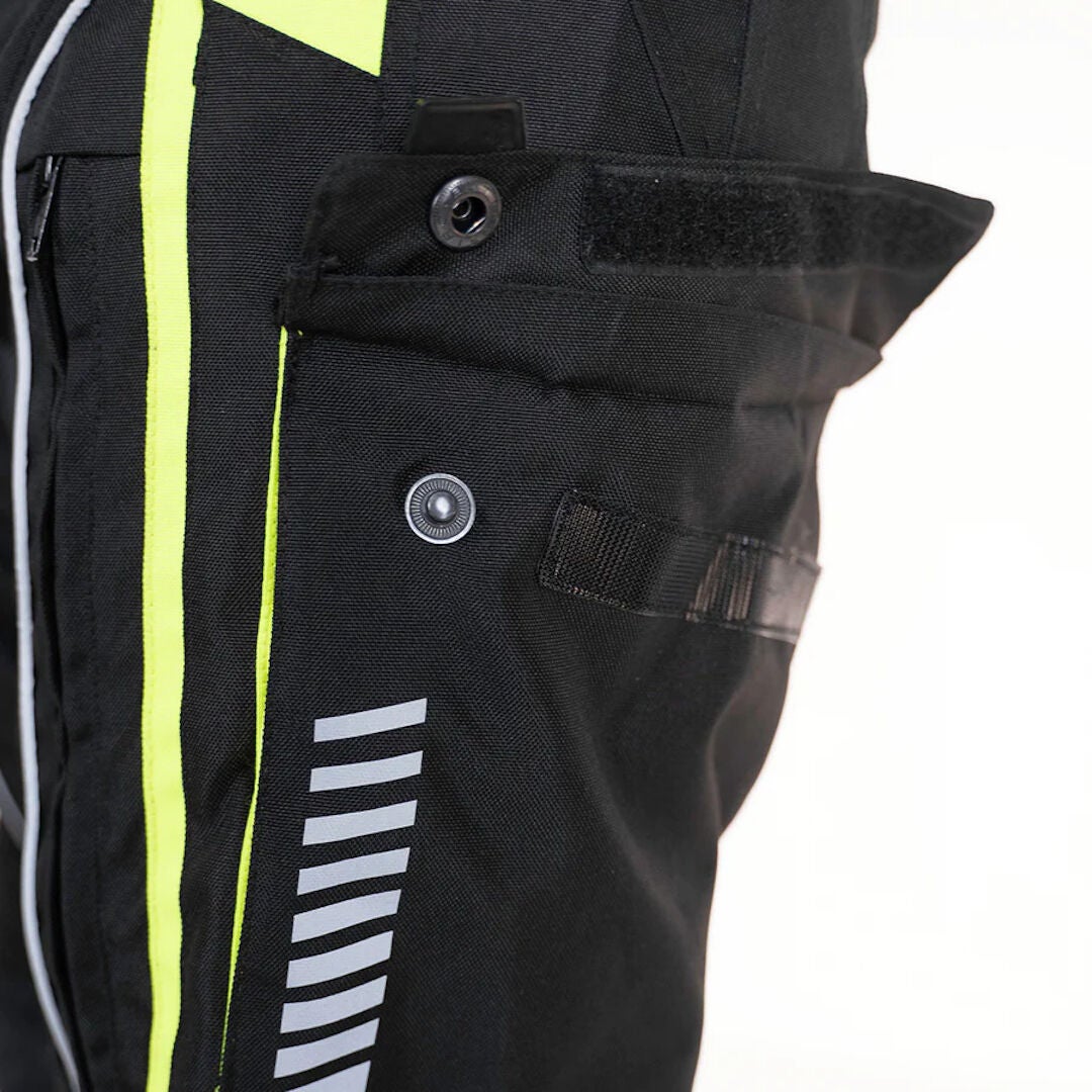 GMS Everest Motorcycle Textile Pants black/yellow M Figure 3
