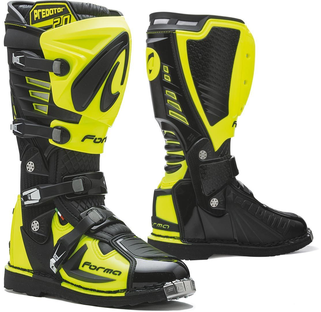 Forma Predator 2.0 Botas de Motocross negro/amarillo 45 Figura 1