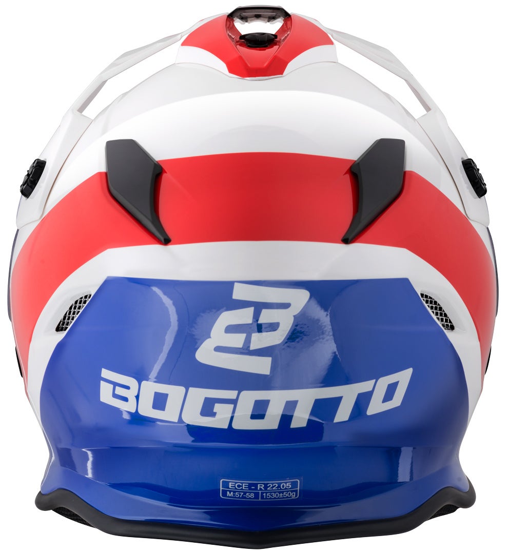 Bogotto V331 Pro Tour Casco Enduro rosso/blu S Figura 11