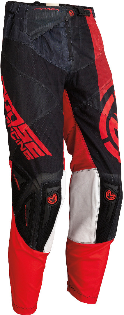 Moose Racing Sahara S20 Calças de motocross preto/vermelho 40 Figura 1