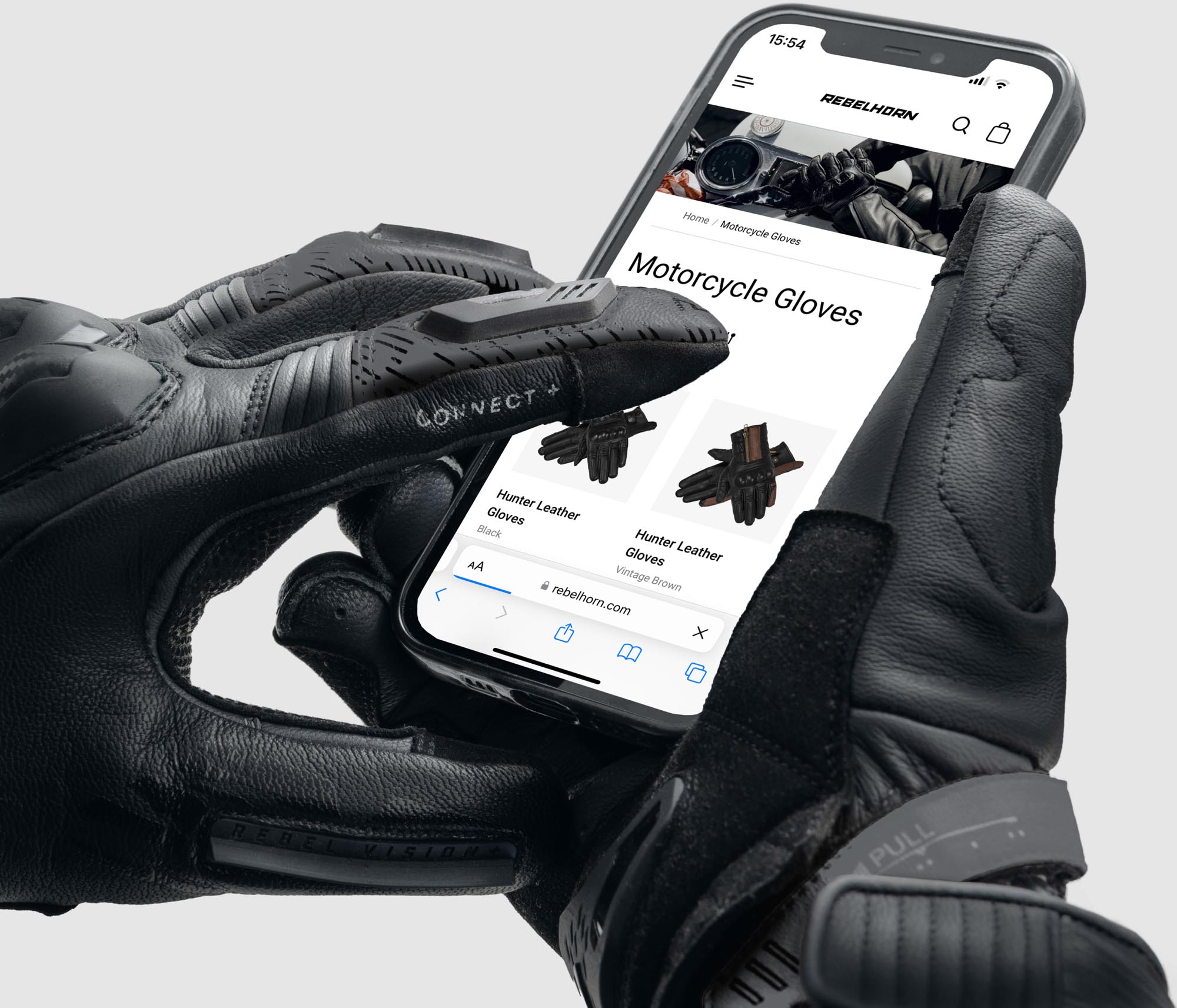 Rebelhorn Viper Motorcycle Gloves black 2XL Figure 7