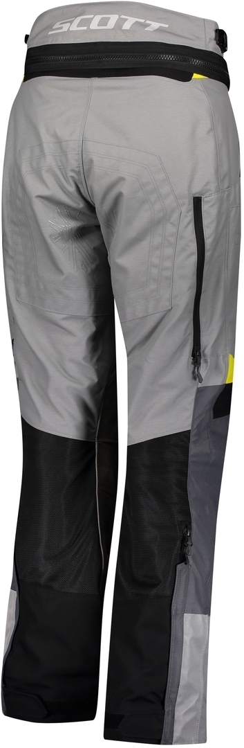 Scott Dualraid Dryo Pantaloni textile pentru motociclete pentru doamne gri/galben 44 Figura 2