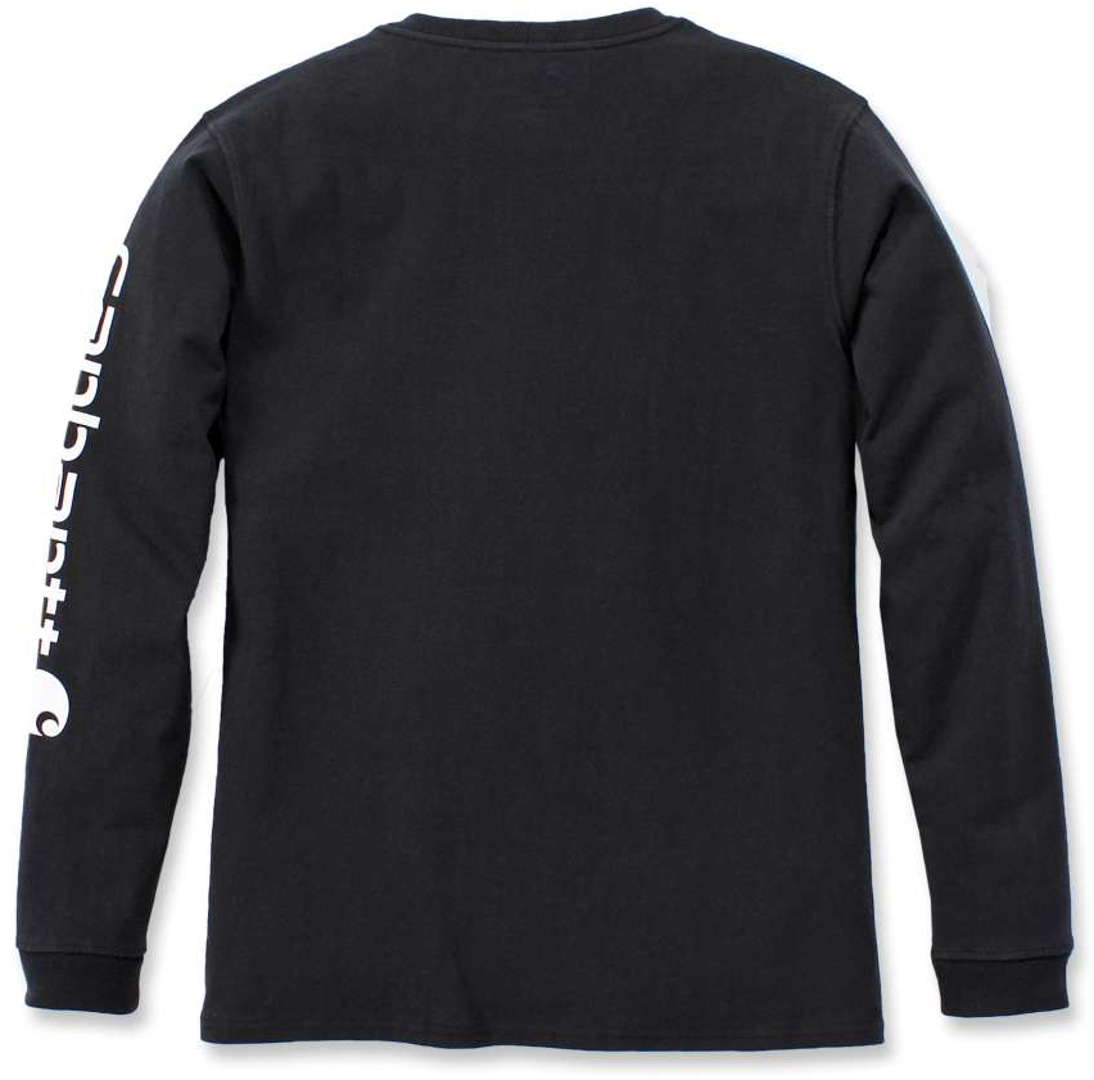 Carhartt Workwear Logo Cămașă cu mânecă lungă pentru femei negru XS Figura 3