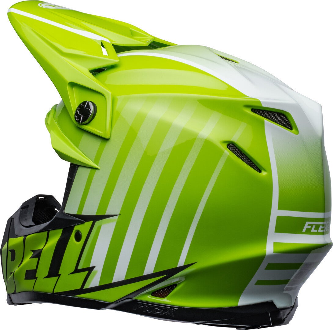 Bell Moto-9S Flex Sprint Casco Motocross Verde/Nero M Figura 5