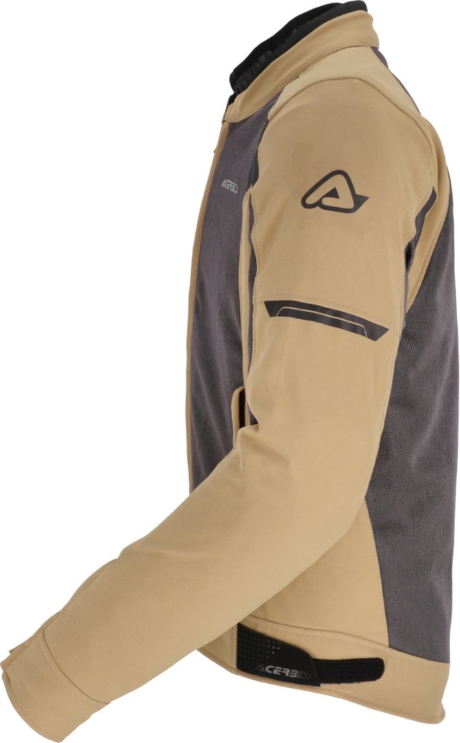 Acerbis Gordon waterproof Motorcycle Textile Jacket grey/beige M Figure 5