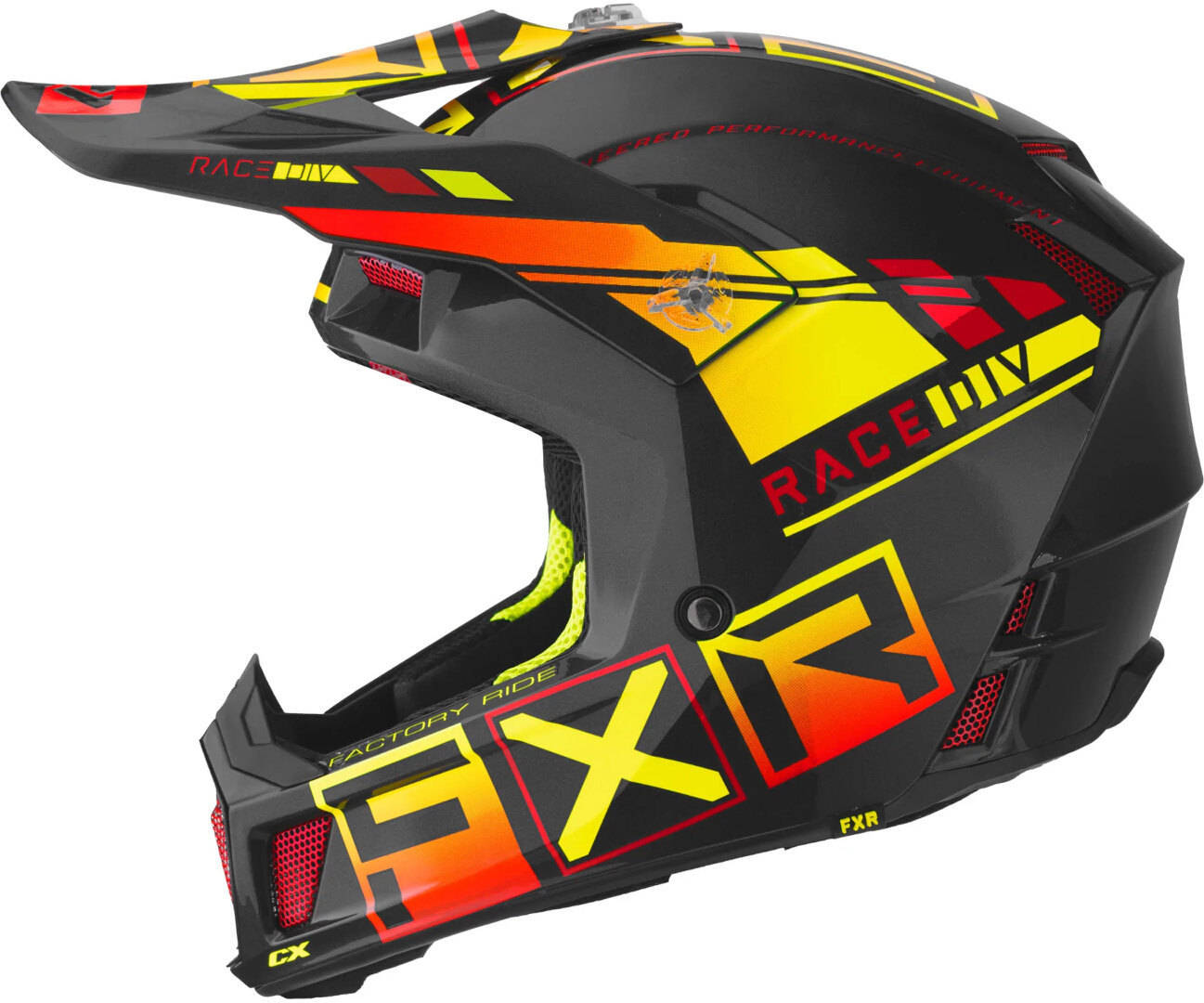 FXR Clutch CX Pro MIPS Cască de motocross gri/galben XXL (63/64) Figura 2