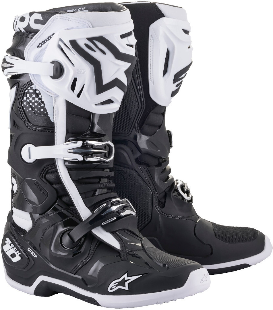 Alpinestars Tech 10 Bottes motocross Noir/Blanc 14 (49,5) Figure 1