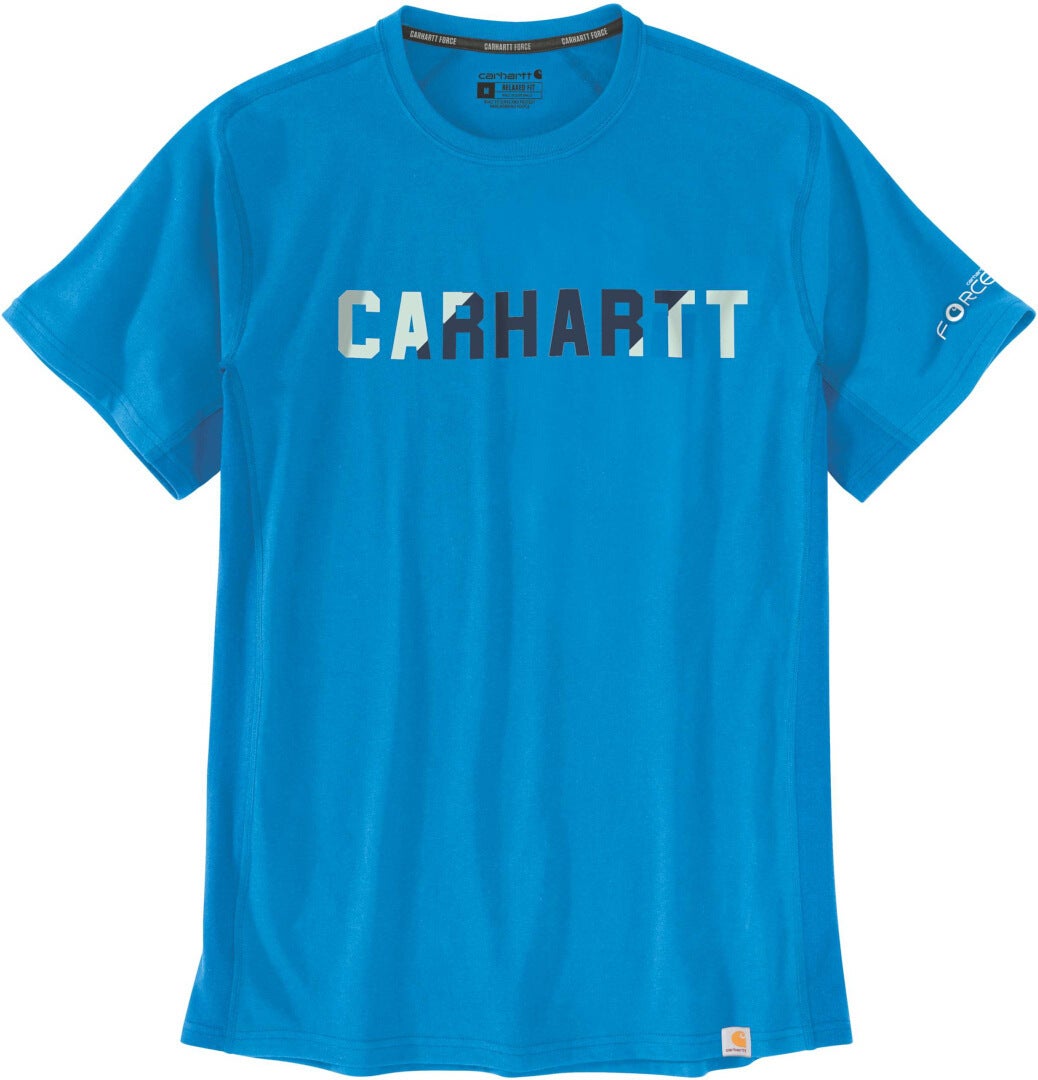 Carhartt Force Flex Block Logo Triko modrá L Obrázek 1