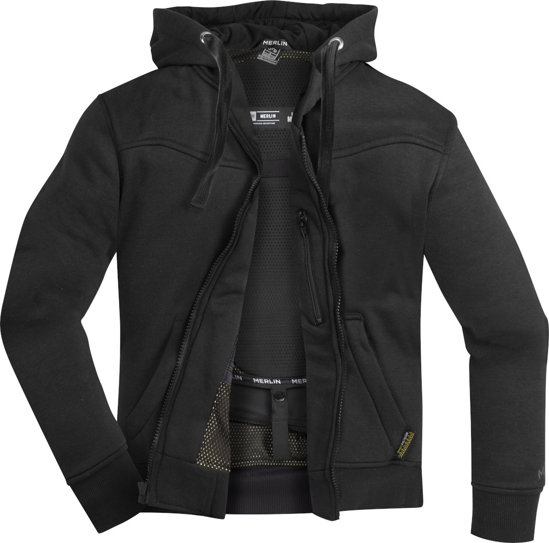 Merlin Vixen Jachetă cu fermoar pentru femei pentru motociclete negru L Figura 5