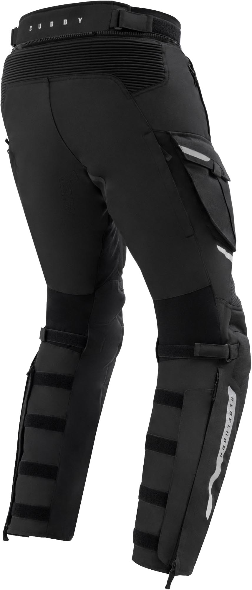 Rebelhorn Cubby 5 waterproof Motorcycle Textile Pants black S Figure 2