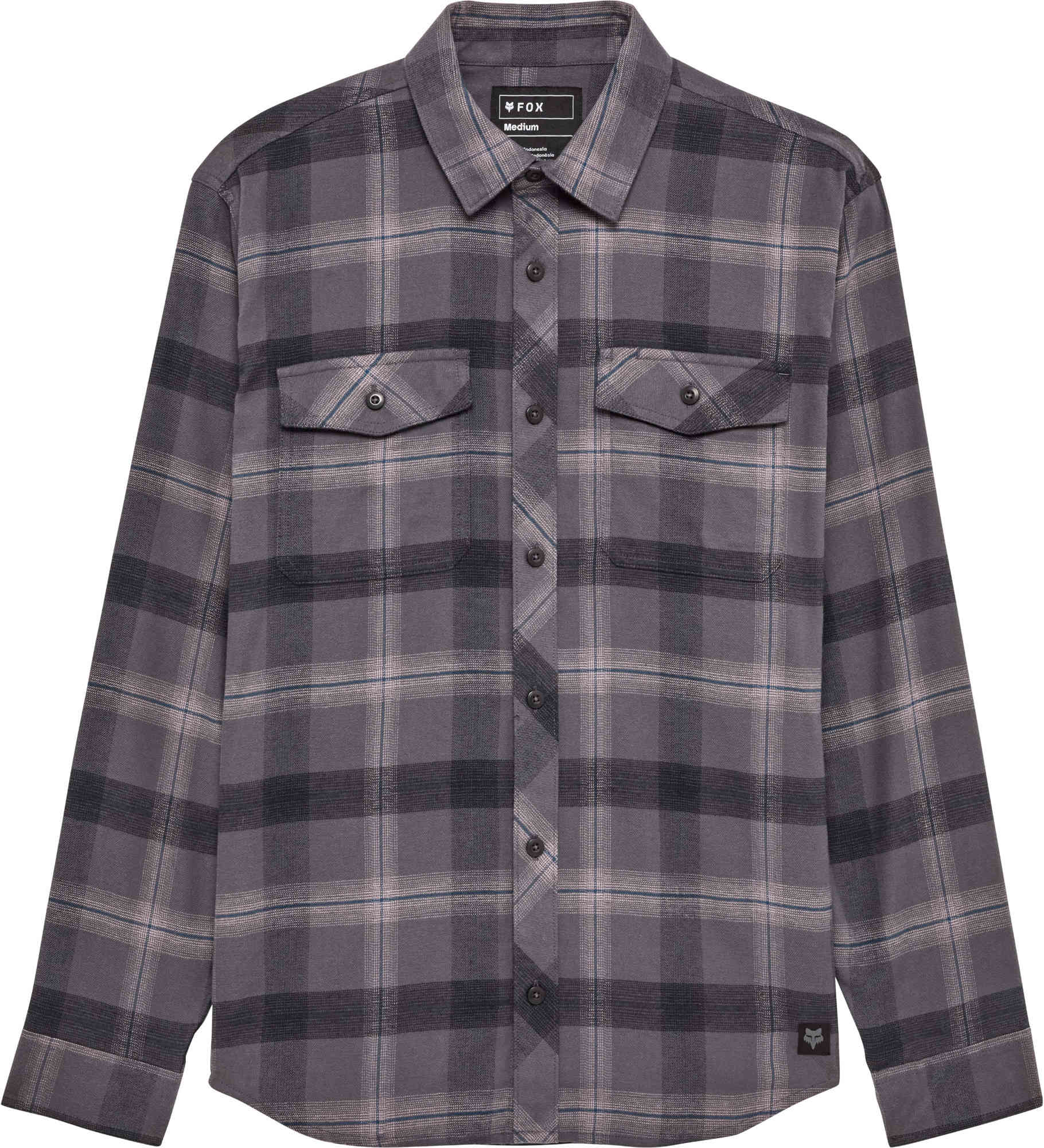FOX Survivalist Core Flanell Hemd grau/schwarz L Abbildung 1