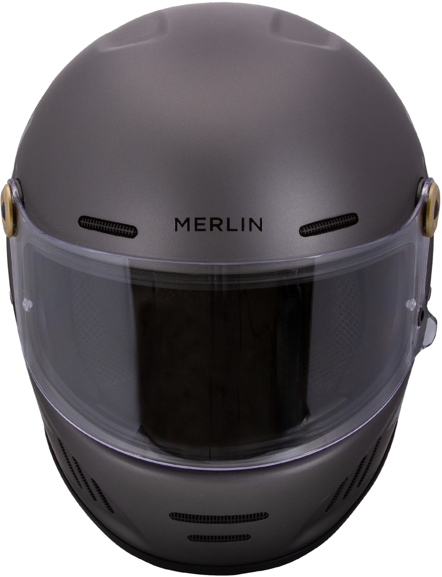 Side view of Merlin Revival Vintage Union Helmet