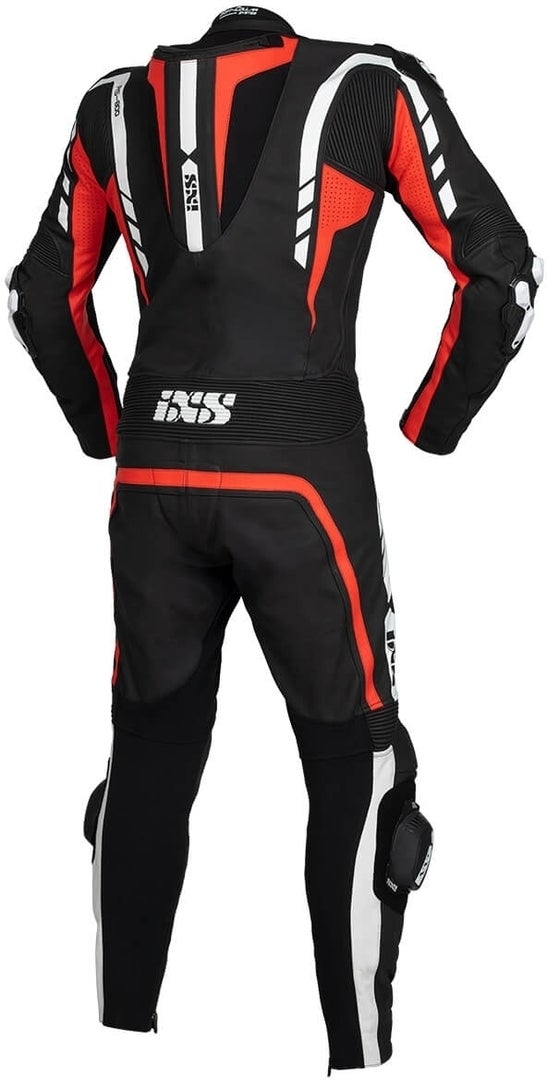 IXS Sport RS-800 1.0 One Piece Motorcycle Leather Suit black/red/white Long 102 Figure 2