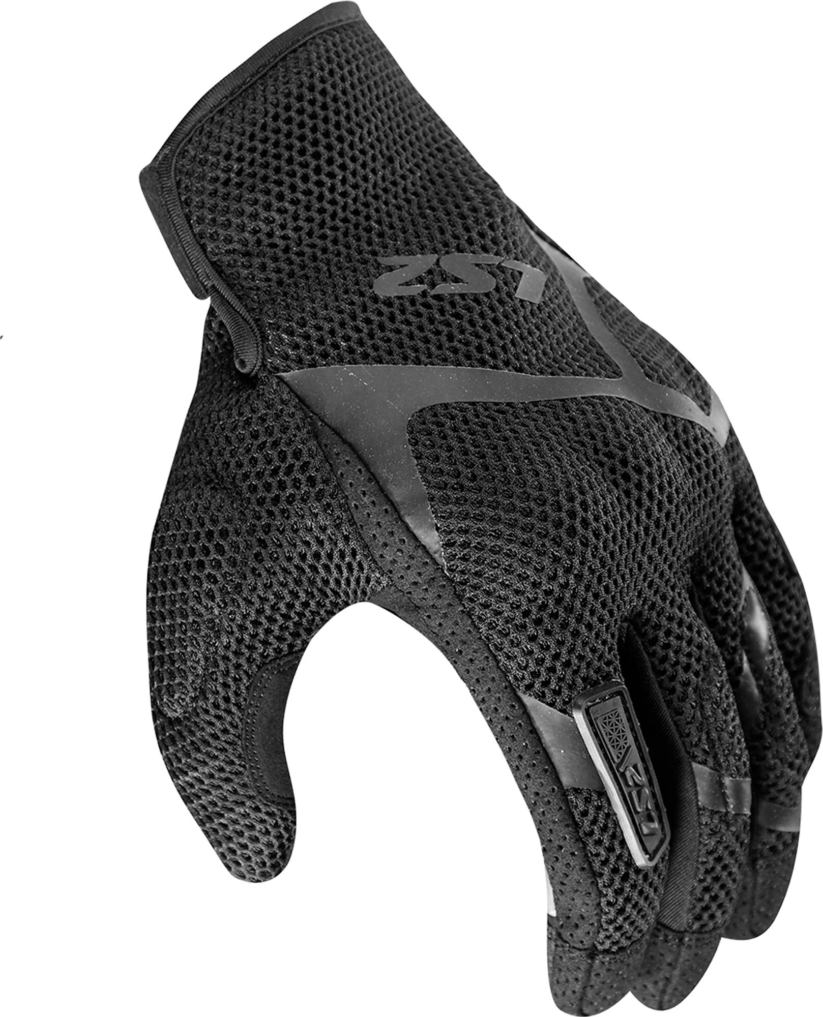 LS2 Ray II Motorcycle Gloves black M Figure 1
