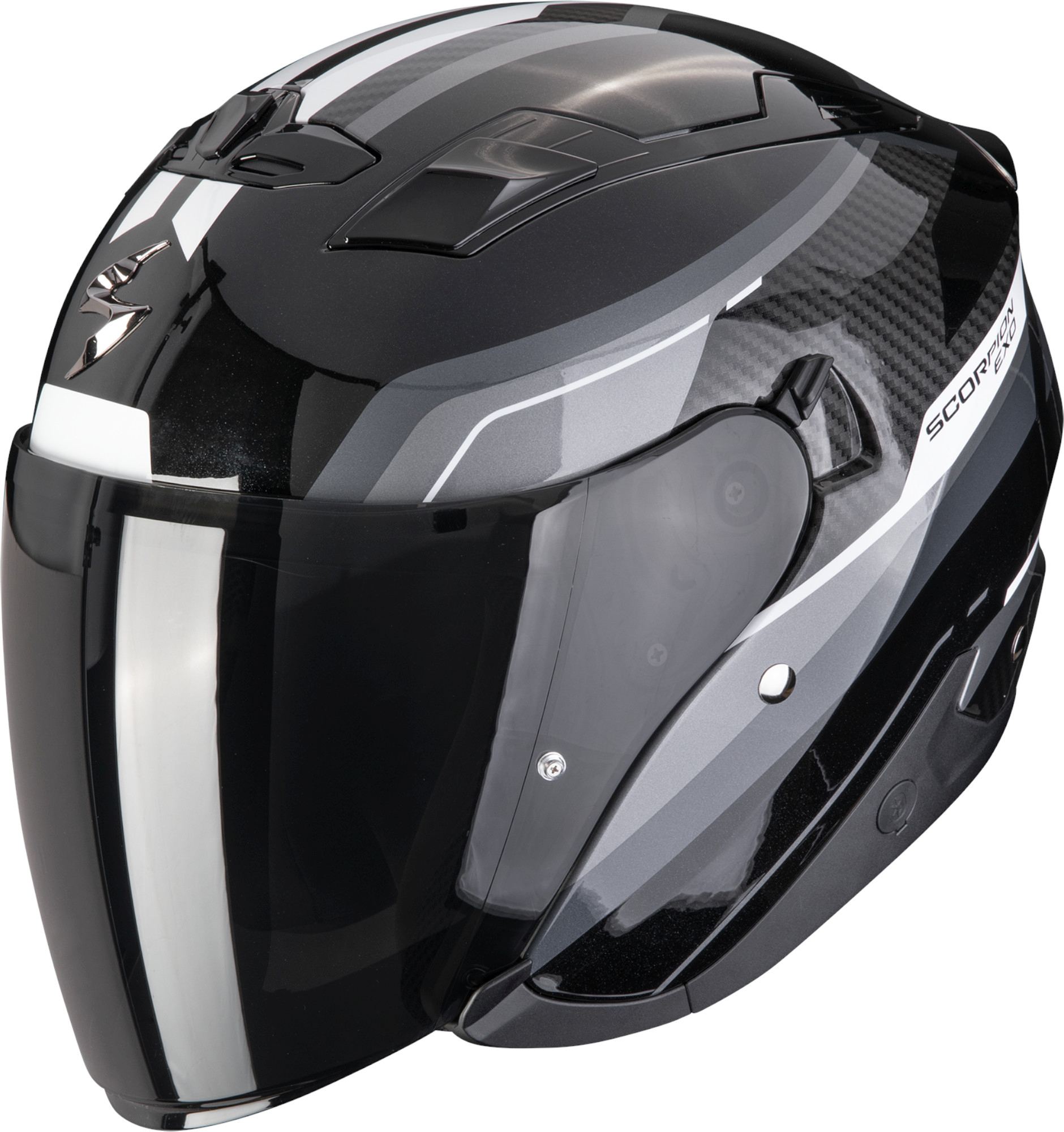 Scorpion EXO-230 Hipe Open-Face Helmet black/grey/white L (58/59) Figure 1