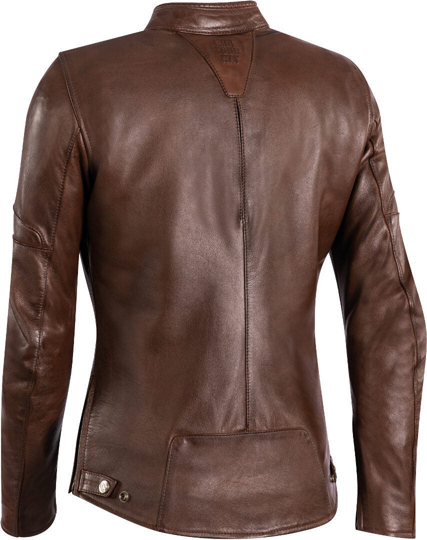 Ixon Cranky Damen Motorrad Lederjacke braun XXL Abbildung 2