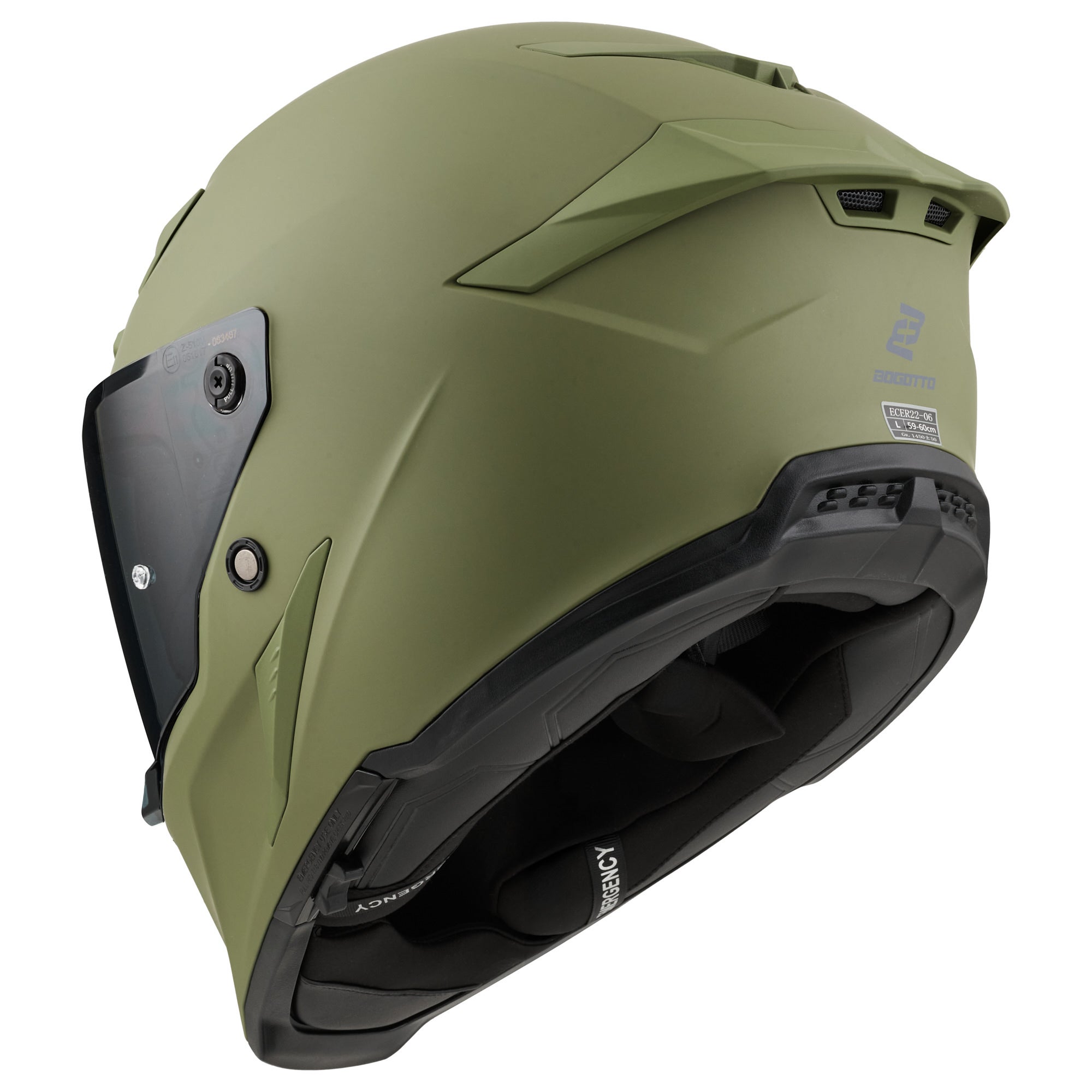 Bogotto Blade Casque Green matt XL Figure 5