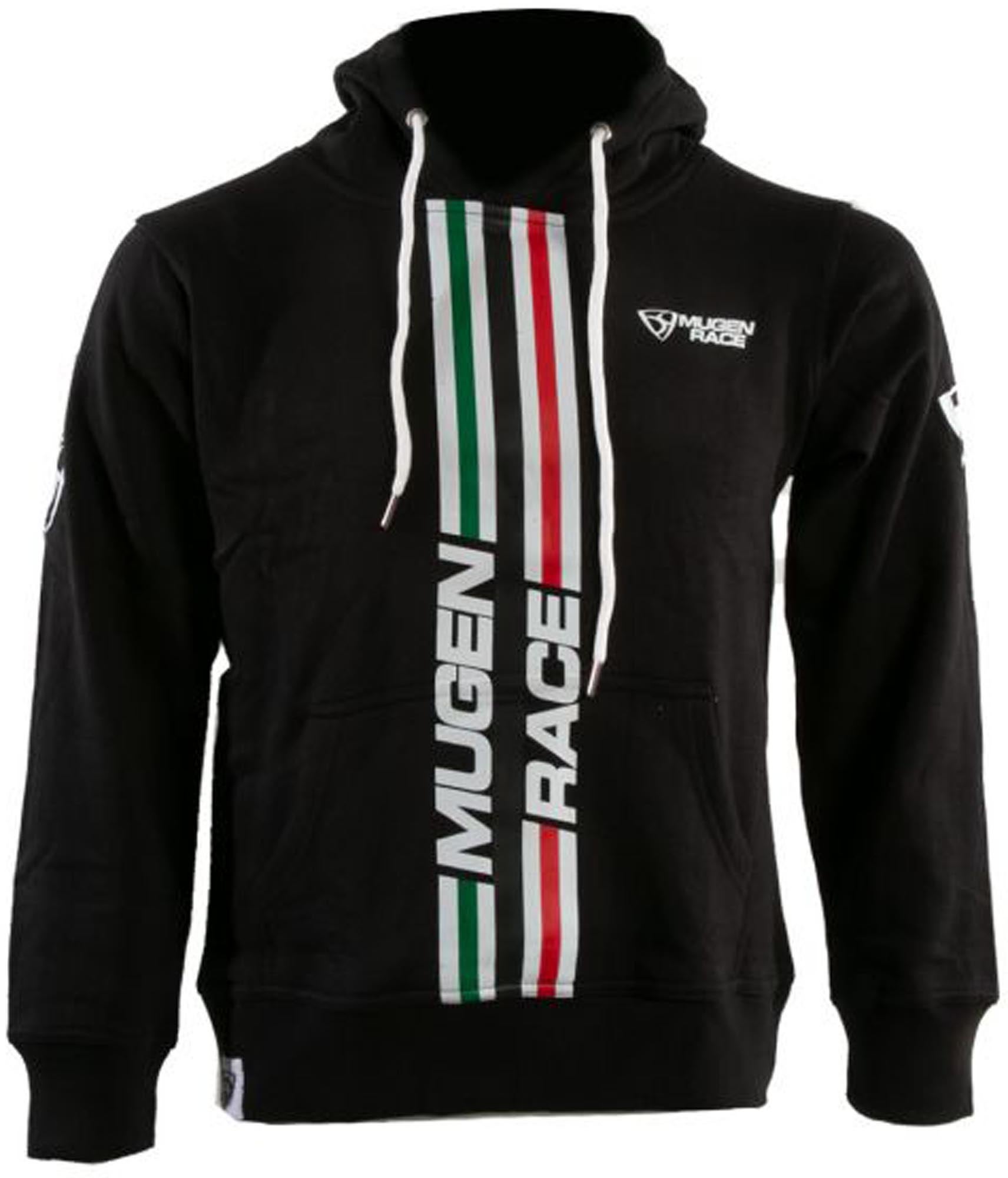 MUGENRACE Stripe Hoodie Capuche noir L Figure 1