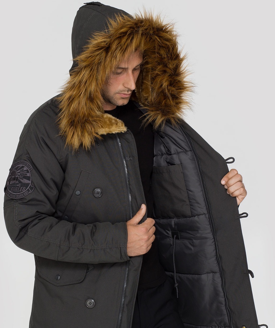 Alpha Industries Explorer Bunda tmavě šedá XL Obrázek 2