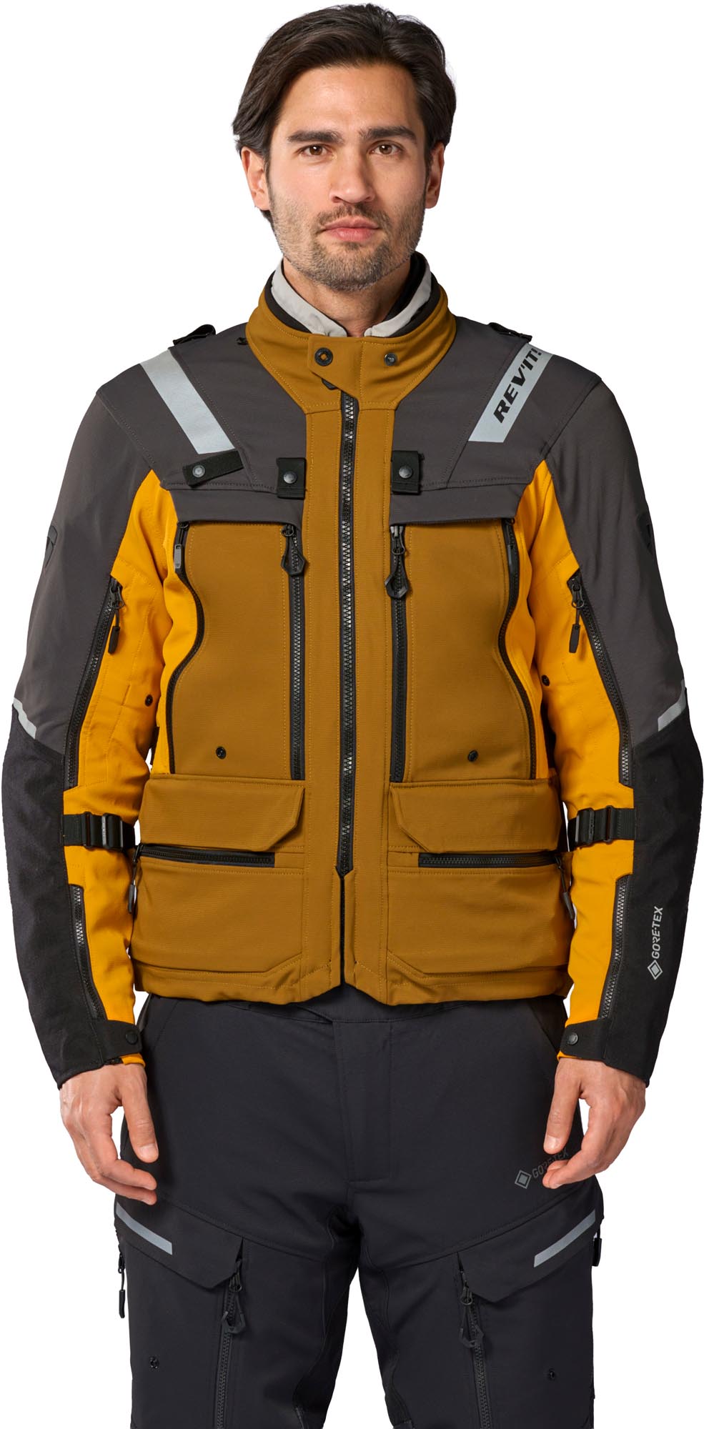 Revit Defender 4 GTX Veste textile moto imperméable noir/ocre L Figure 6