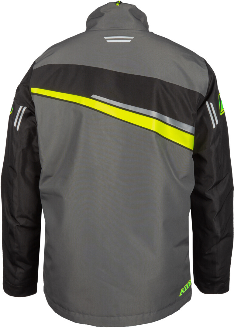 Klim Kaos Jachetă de snowmobil gri/negru/galben XL Figura 5