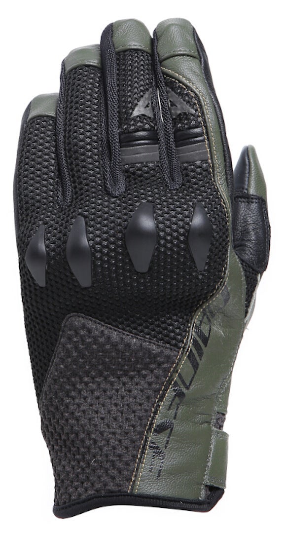 Dainese Karakum Ergo-Tek Motorcykelhandsker sort/grøn L Figur 1
