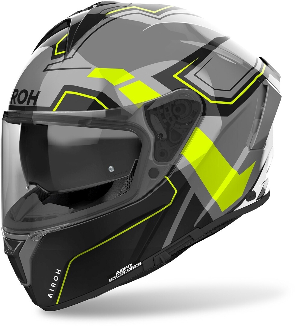Airoh Spark 2 Dart Casco nero/grigio/giallo S (55/56) Figura 1