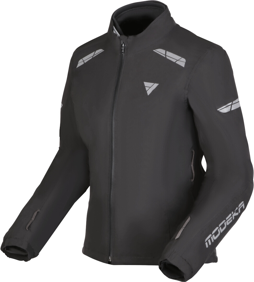 Modeka Hydron imperméable à l’eau dames moto textile veste noir/gris 21 Figure 3