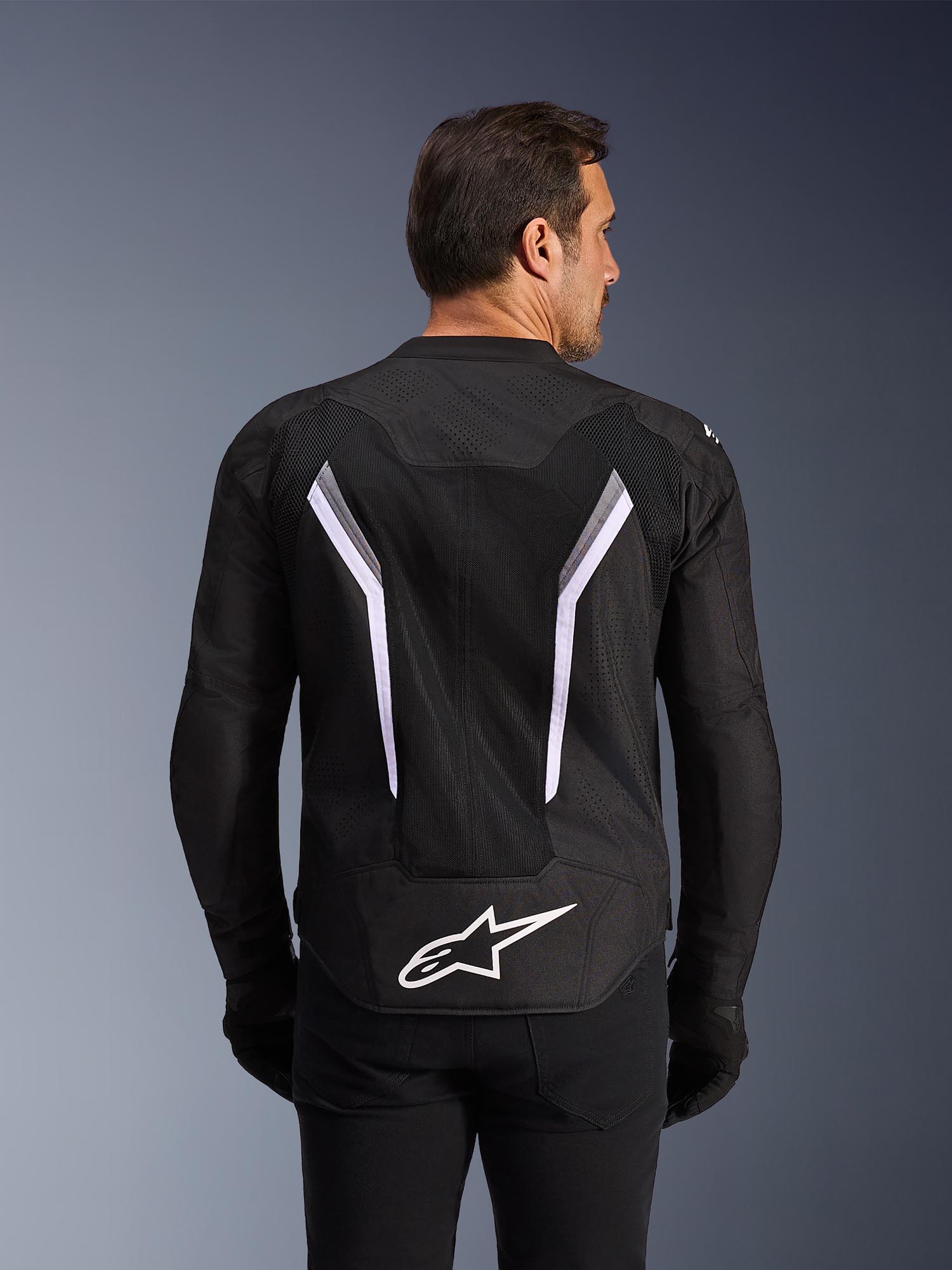 Alpinestars AST V3 Air Veste textile de moto perforée Noir/Gris/Blanc S Figure 6