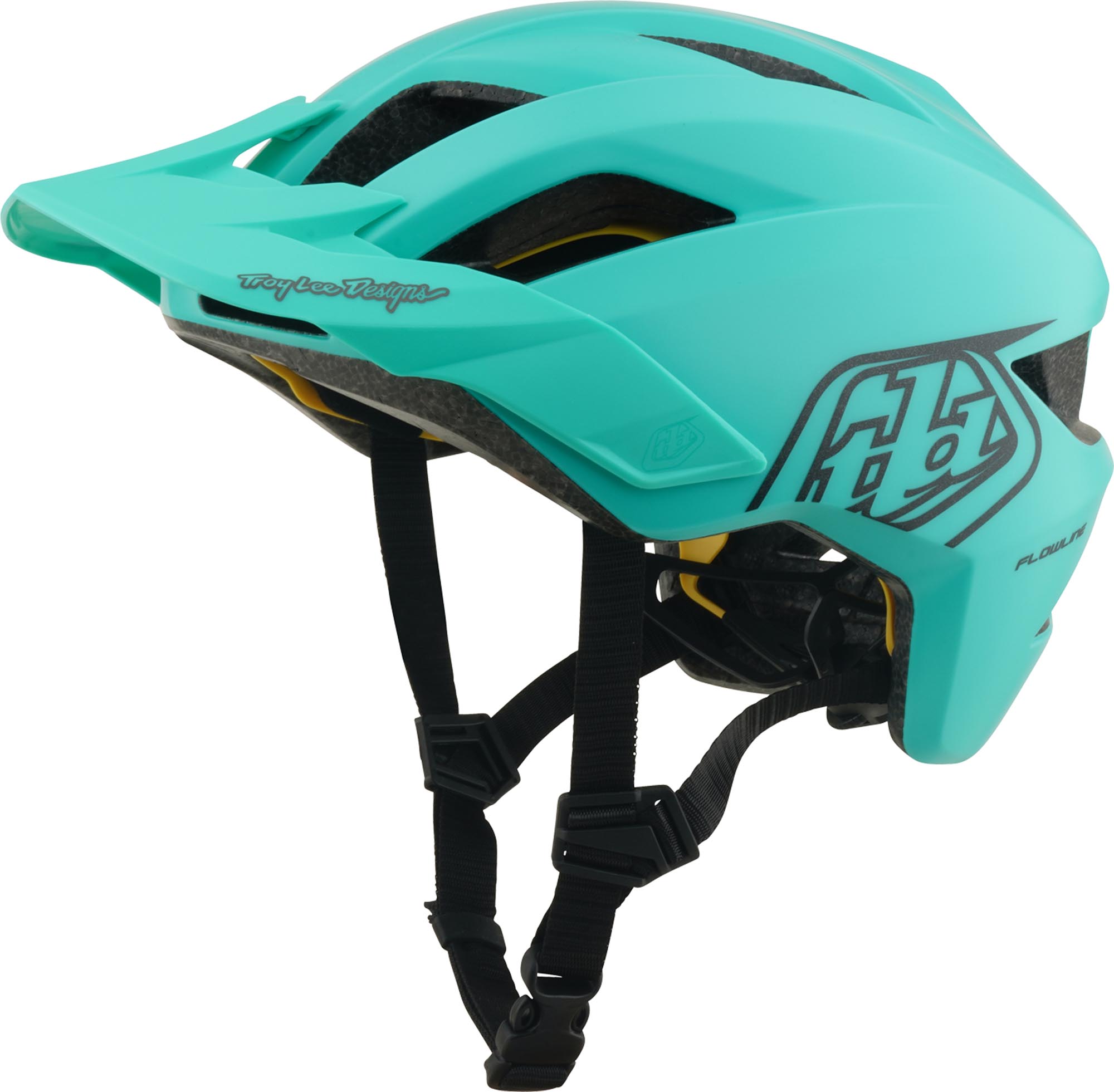 Troy Lee Designs Mips Flowline Point Youth Bicycle Helmet turquoise matt 48-53 cm Figure 1