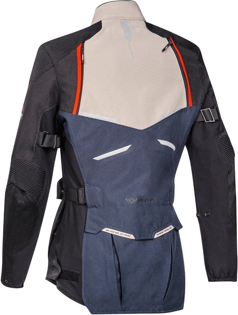 Ixon Eddas Giacca tessile da donna nero/blu L Figura 2