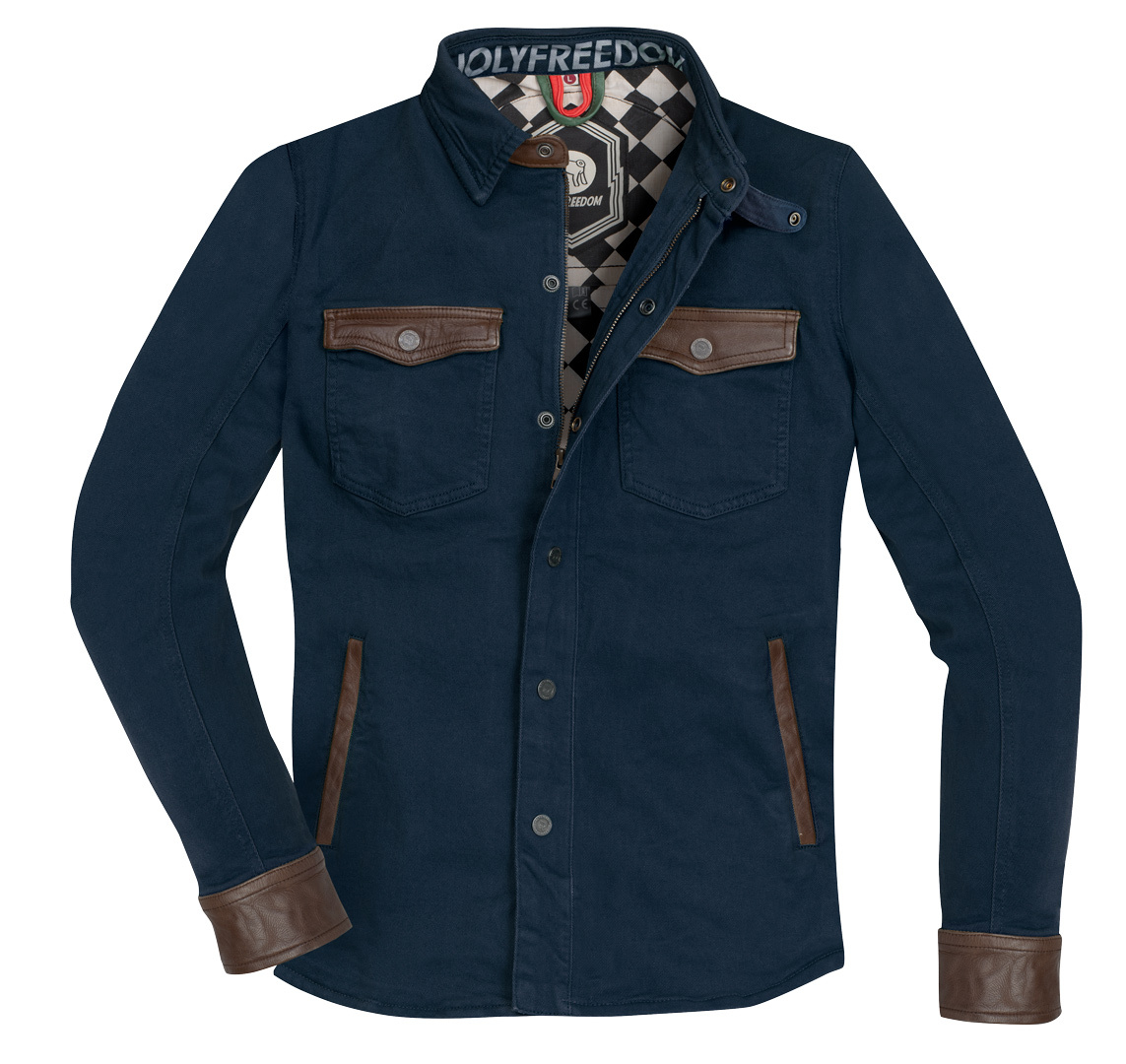 HolyFreedom Coyote Motorcycle Textile Jacket blue M Figure 1