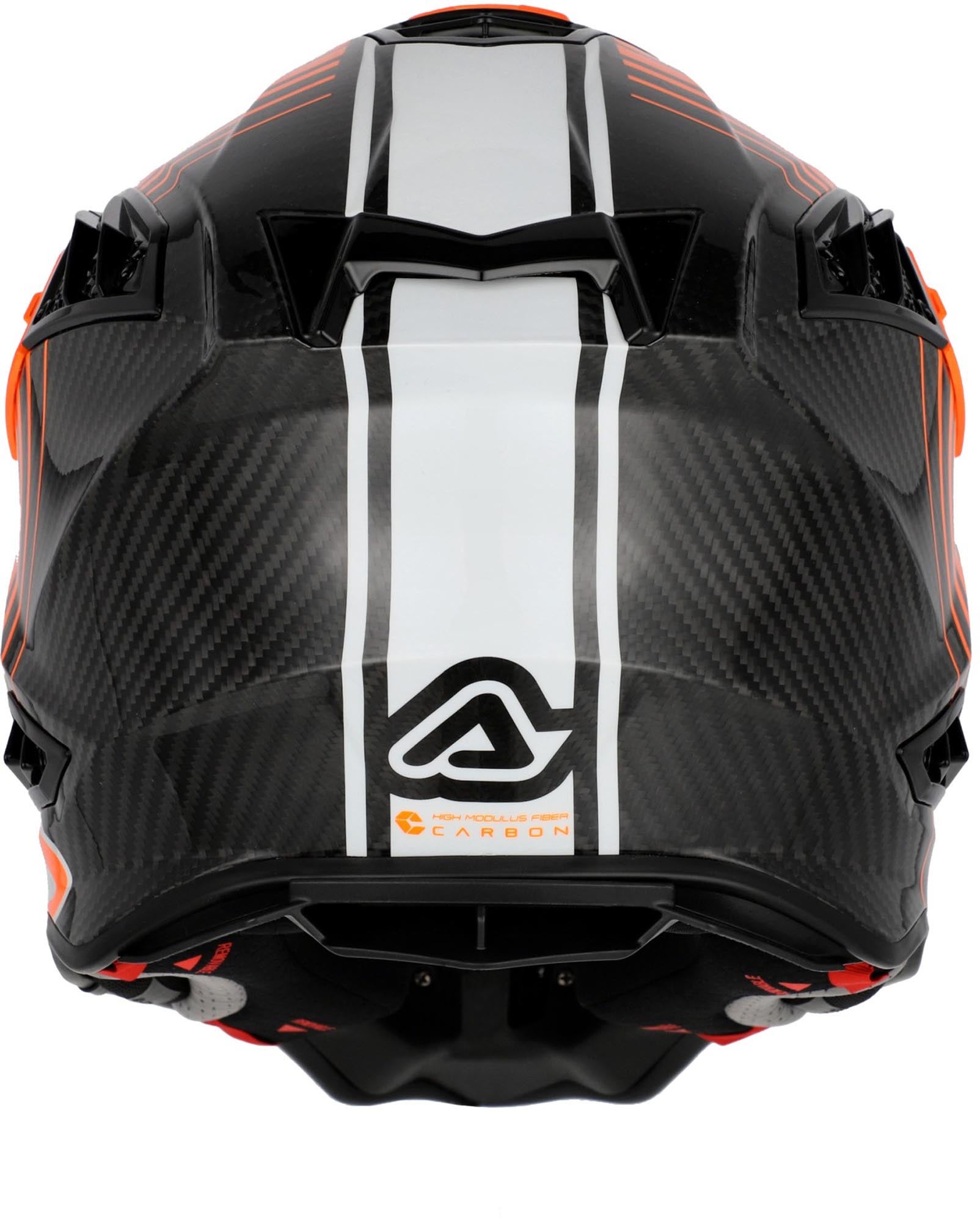 Acerbis Airstrike-C Graphic Carbon Casque de motocross orange/blanc XXL (63/64) Figure 6