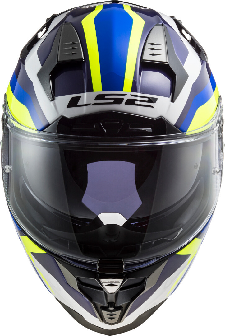 LS2 FF327 Challenger Galactic Helmet white/yellow/blue S (55/56) Figure 3