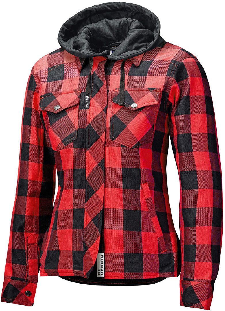 Held Lumberjack II Damen Motorrad Textiljacke schwarz/rot S Abbildung 1