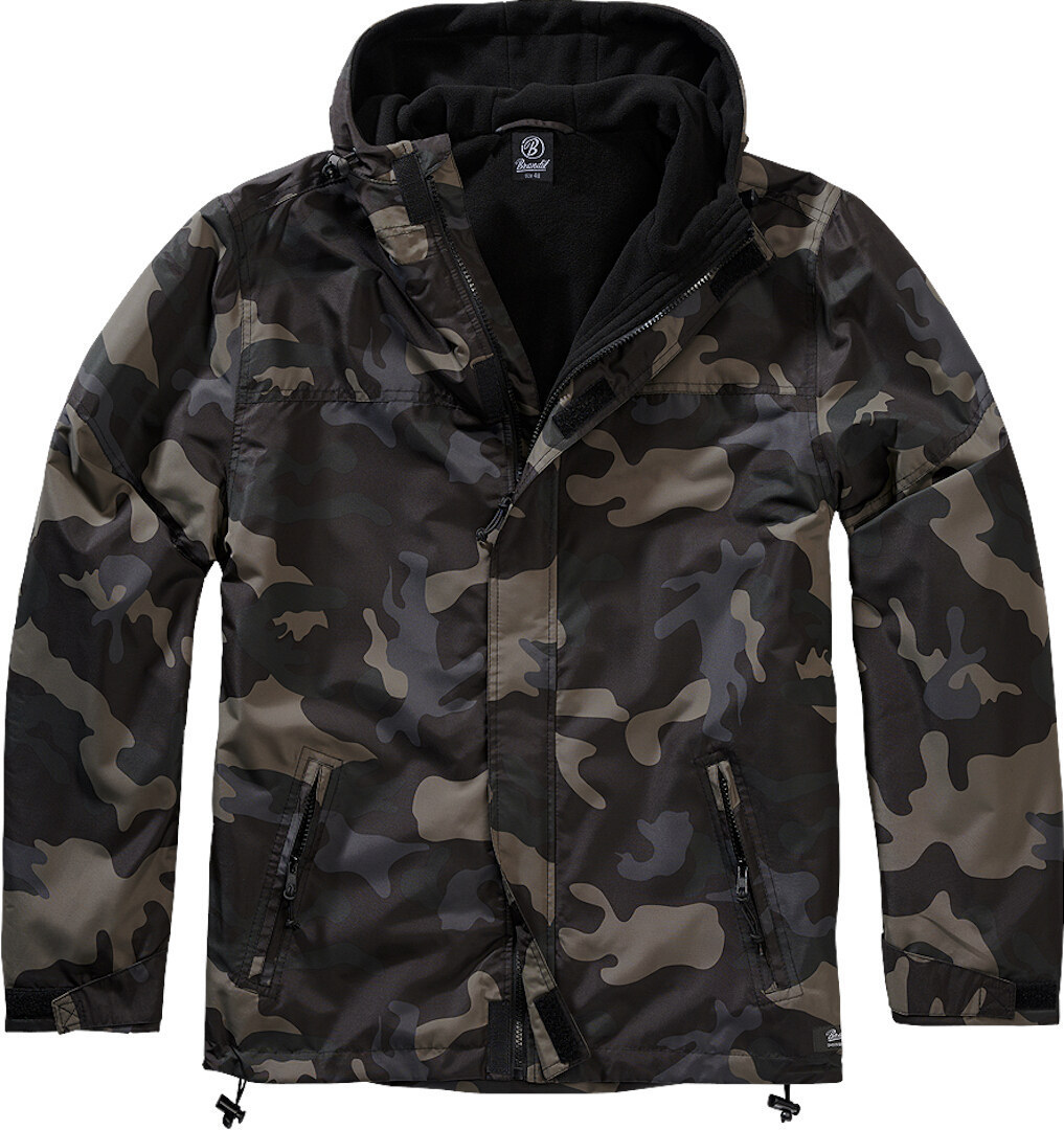 Brandit Windbreaker Frontzip Jacke dunkles camouflage M Abbildung 1