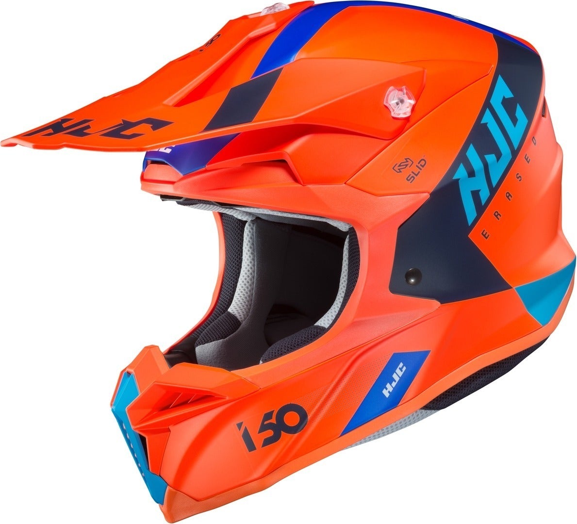 HJC i50 Erased Capacete de motocross Laranja/Azul L (59/60) Figura 1