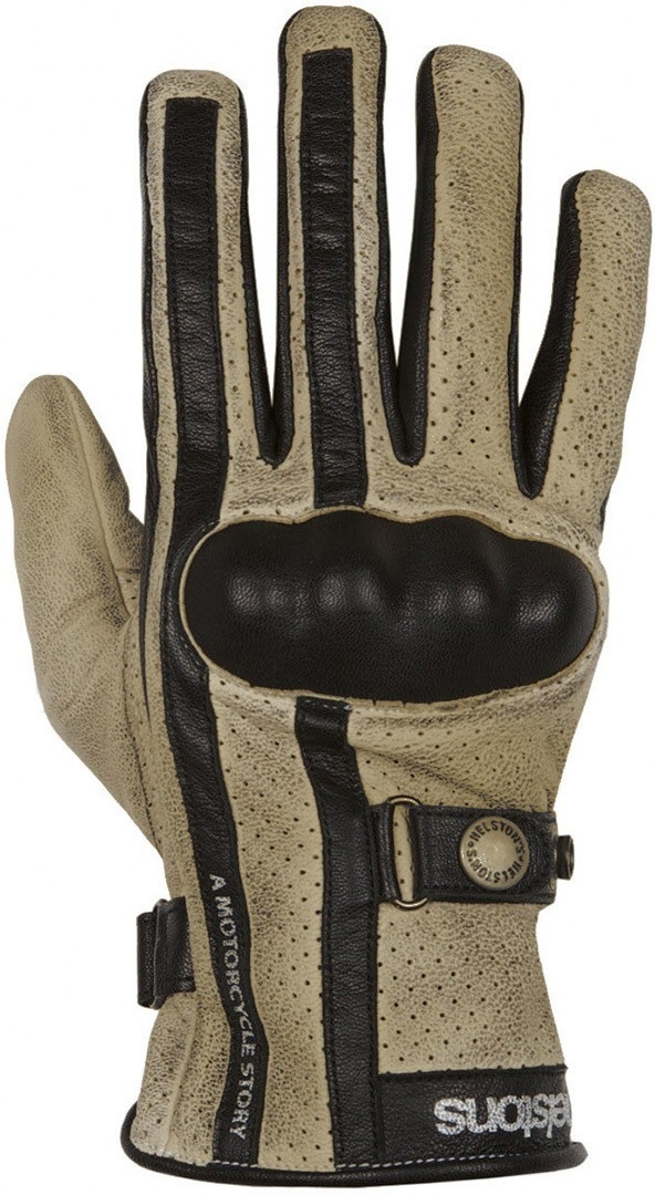 Helstons Eagle perforierte Motorradhandschuhe sand 11 Abbildung 1