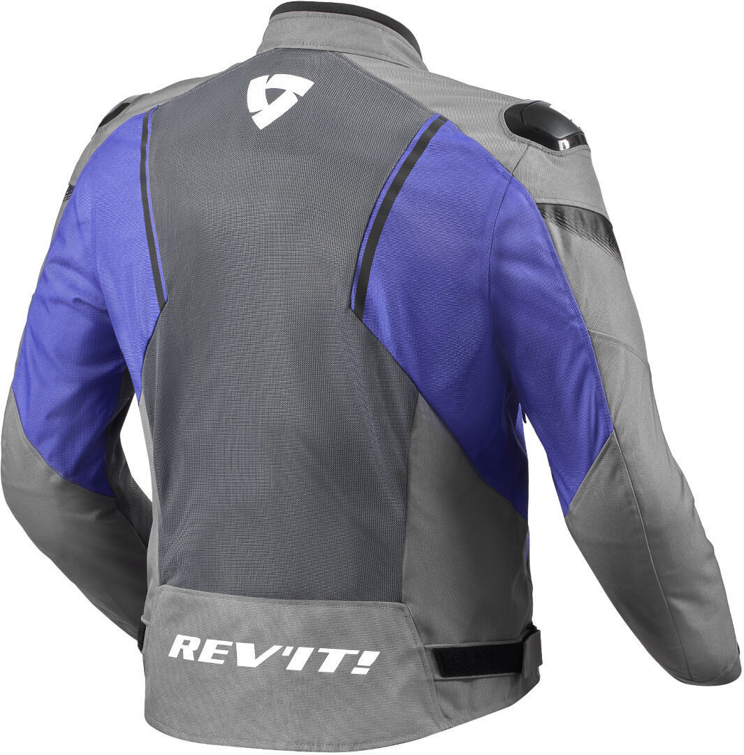 Revit Control Air H2O veste textile de moto imperméable Gris/bleu 3XL Figure 2