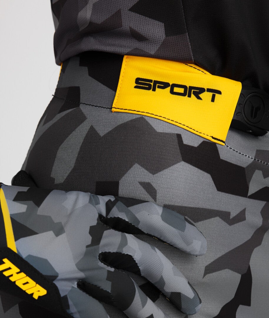 Thor Sportmode Shadow Dame Motocross bukser grå/sort/gul 11/12 Figur 9