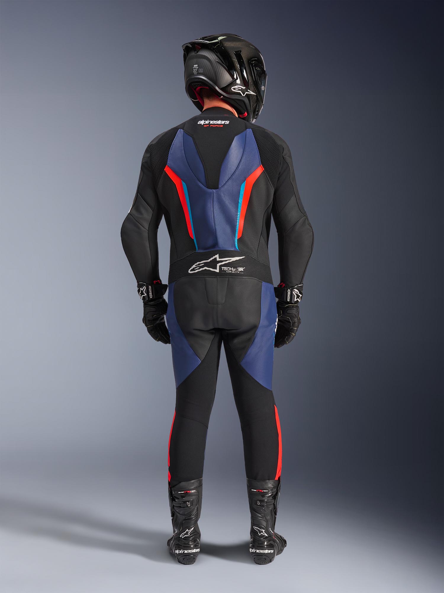Side view of Alpinestars GP Force V2 1-Piece Motorcycle Leather Suit