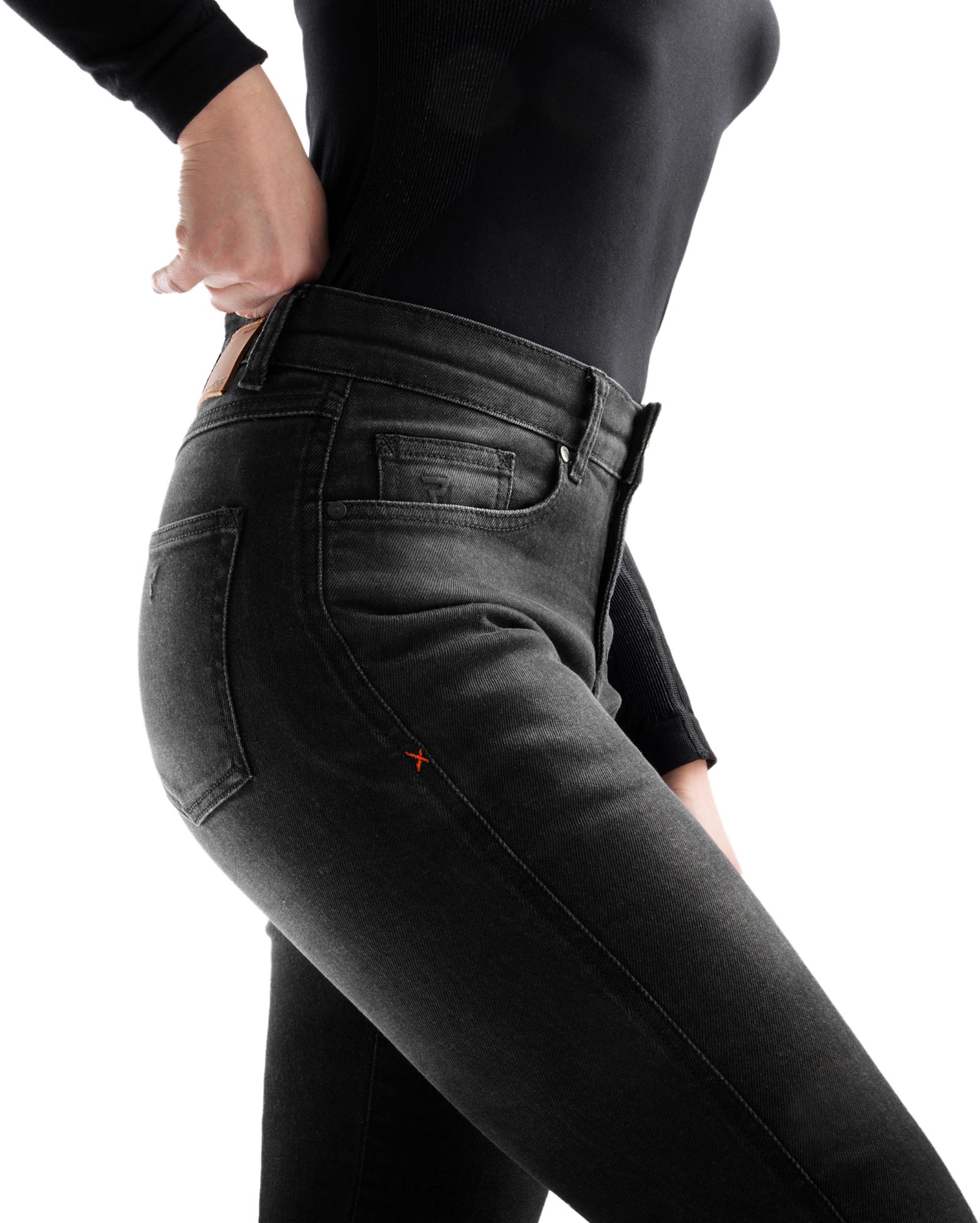 Side view of Rebelhorn Bronco Ladies Motorcycle Jeans
