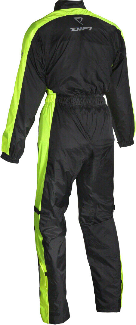 DIFI Meadow Aerotex One Piece Motorcycle Rain Suit black/yellow L Figure 2