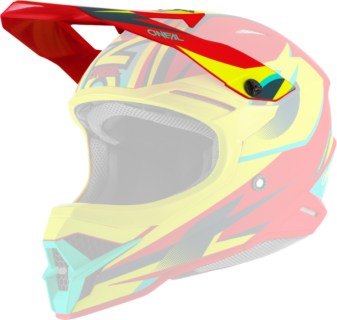 Oneal 3Series Riff 2.0 Hjälm Peak gul Figur 1